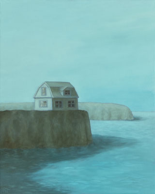 Peinture à l'huile sur bois de Nathalie Tousnakhoff