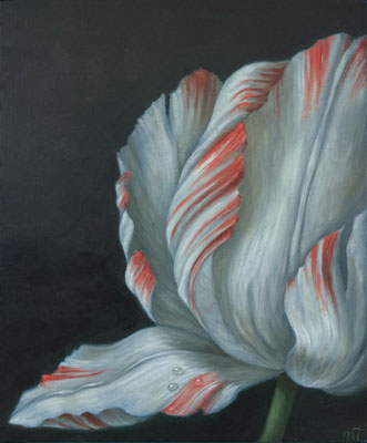 Peinture à l'huile sur bois de Nathalie Tousnakhoff