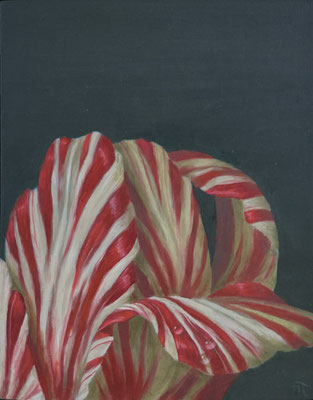 Peinture à l'huile sur bois de Nathalie Tousnakhoff