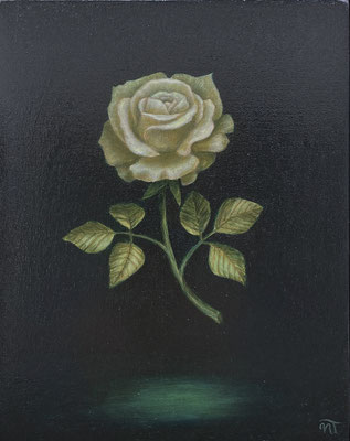 Peinture à l'huile sur bois de Nathalie Tousnakhoff