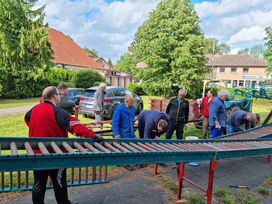 Fast fertig zum Probelauf.