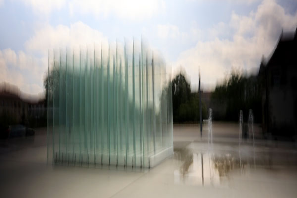 Glass fountain 1