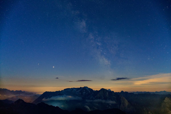Sternenhimmel am Piz Boe