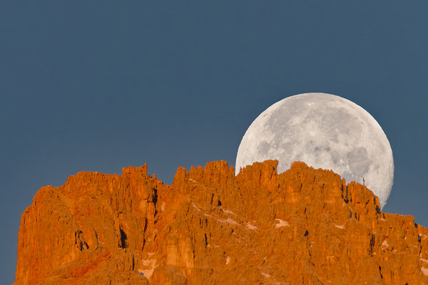 Vollmond am 17.11.2024 (Standpunkt Schluderbach)