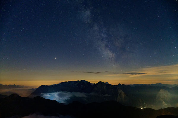 Sternenhimmel am Piz Boe