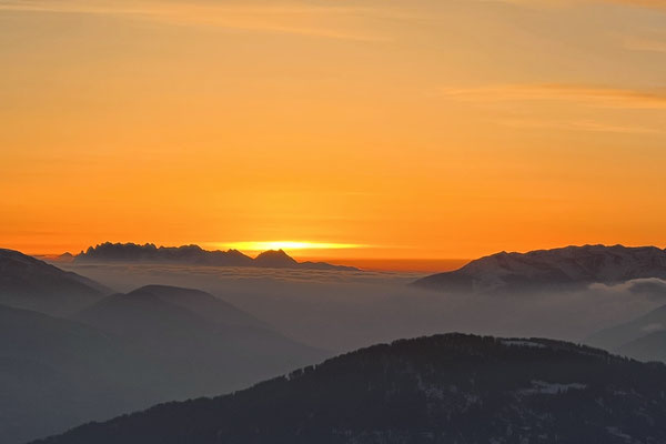 Sonnenaufgang am Kronplatz