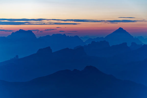 Sonnenaufgang am Nuvolau