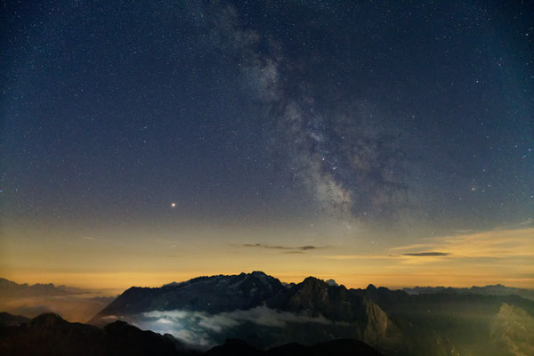 Sternenhimmel am Piz Boe
