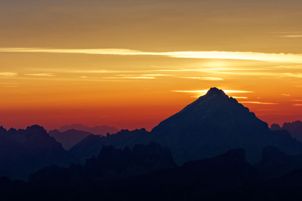 Sonnenaufgang am Piz Boe