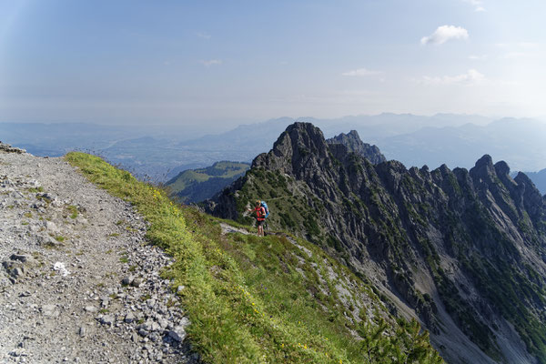 Grenzwanderung zwischen Österreich und Lichtenstein