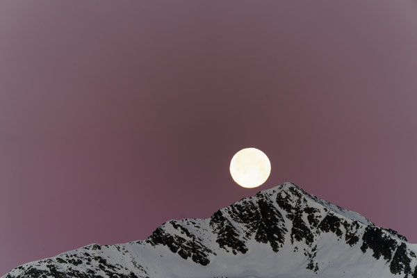 Vollmond am 18.01.2022 (Eidechsspitze)