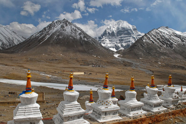Pilger auf der Kailash Kora