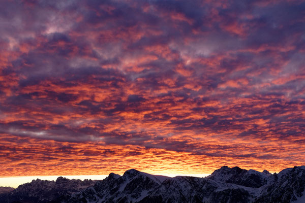 Sonnenaufgang am Kronplatz