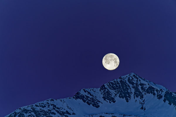 Vollmond am 18.01.2022 (Eidechsspitze)
