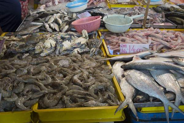 Kuching - markt (de betere dag)