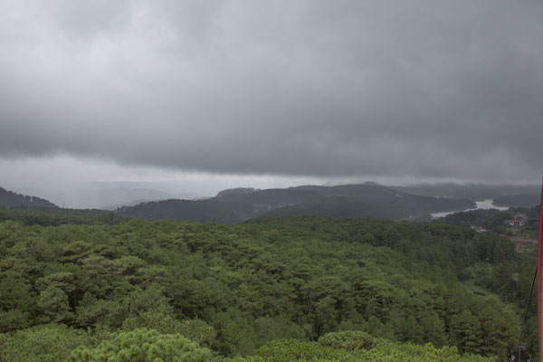 Da Lat onderweg naar het Trúc Lâm klooster