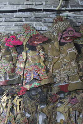 Wayang poppen werkplaats