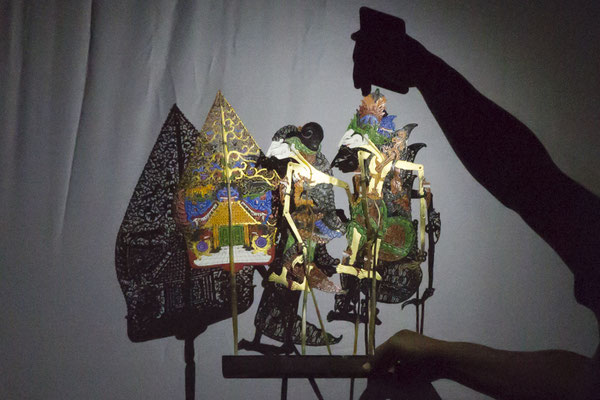 Wayang poppen werkplaats