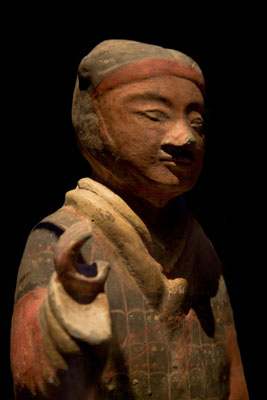 Miniatuur soldaat uit het terracotta leger van keizer Gaodi