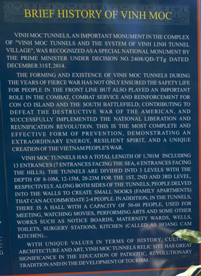 Vinh Moc tunnels