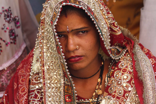 2012 Indien - glückliche Braut