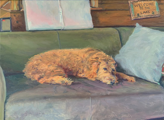 Coda Do - G. oil on linen 18 x 24" 2022