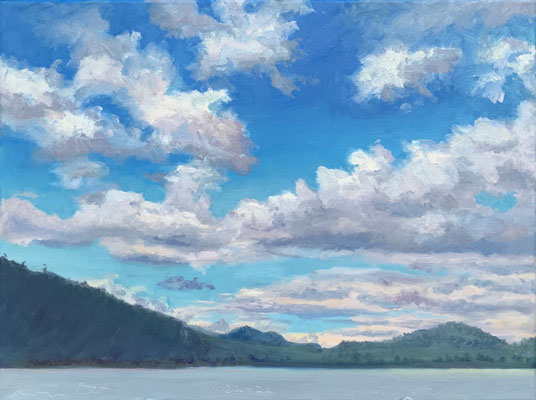 BLC Sky  Painting 18 x 24  Oil on linen 2022
