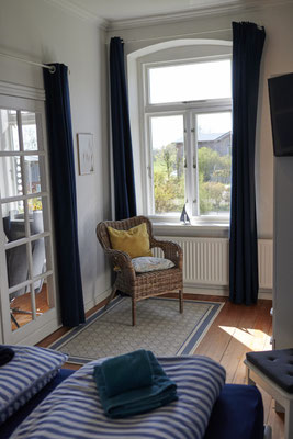 Schlafzimmer im Hochparterre