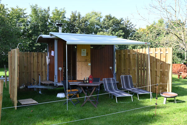 Die original finnische Sauna auf Rädern.
