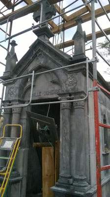 Rénovation d'une chapelle funéraire