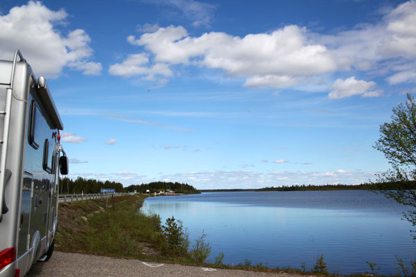 Schweden mit seine Wunderschöne See