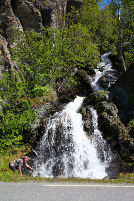 Die Wasserfälle an der E6