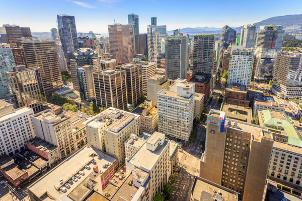 Vancouver Downtown vom Harbour Tower