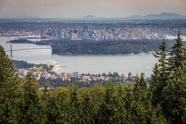 Vancouver vom Cypress Bowl Viewpoint