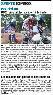 Championnat Rhône Alpes à Mably Roanne - 8 juin 2015