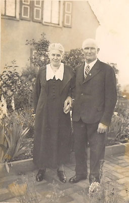 Urgroßeltern Luise und Heinrich Burger