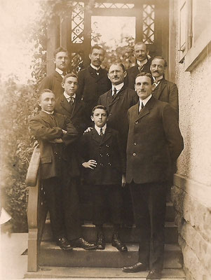Uropa Wilhelm Fröhlich mit Familie
