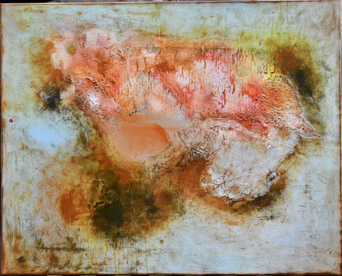Acryl Shabby Bild  100x80x4 cm