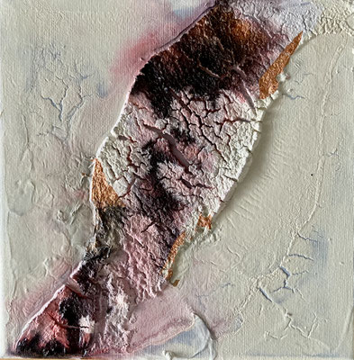Acryl/Beize mit Marmormehl   20x20 cm