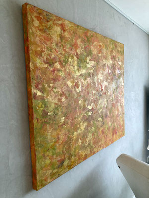 Acryl-Spachteltechnik  120x100x4 cm