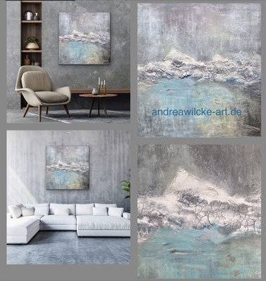 Acryl mit Marmormehl  100x100x4 cm