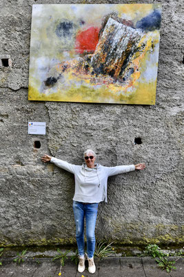 Freilichtgalerie Breisach 120x150cm Druck auf Alu-Dibond