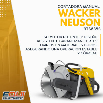 Cortadora Wacker Neuson BTS635S