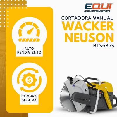 Cortadora Wacker Neuson BTS635S