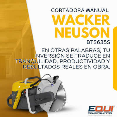 Cortadora Wacker Neuson BTS635S