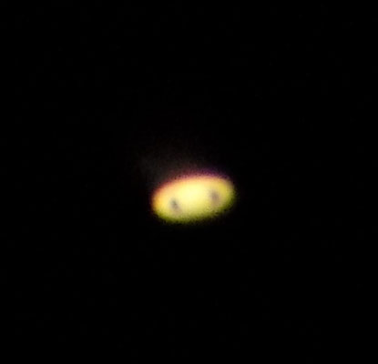 Saturn mit seinen Ringen am 14. Juli 2018.