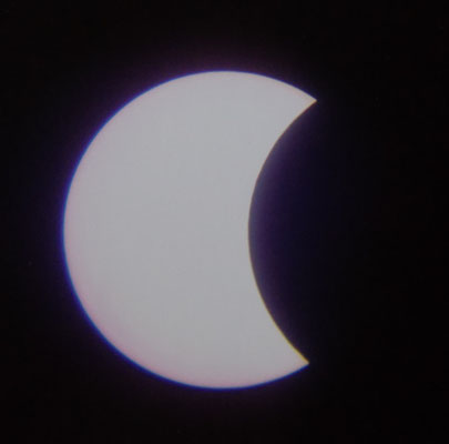 Sonnenfinsternis am 20. März 2015.