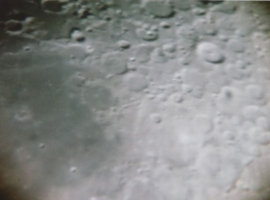 Detaillierte Mondoberfläche.