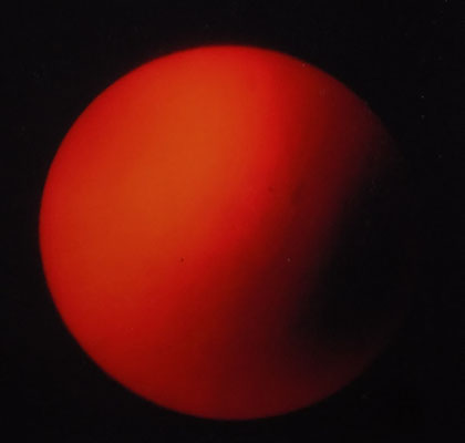 Merkur vor der Sonne.