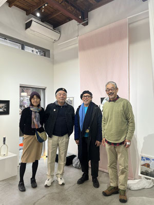 お迎え市原さんちで茶畑さんとばったり